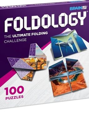 Foldology Origami Puzzle Book -83 Papers